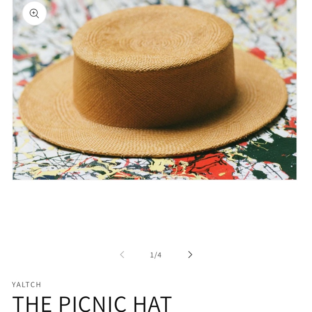 Straw Picnic Hat